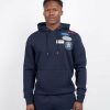 Menswear Mercier | Navy Mercier Og Badge Hoodie