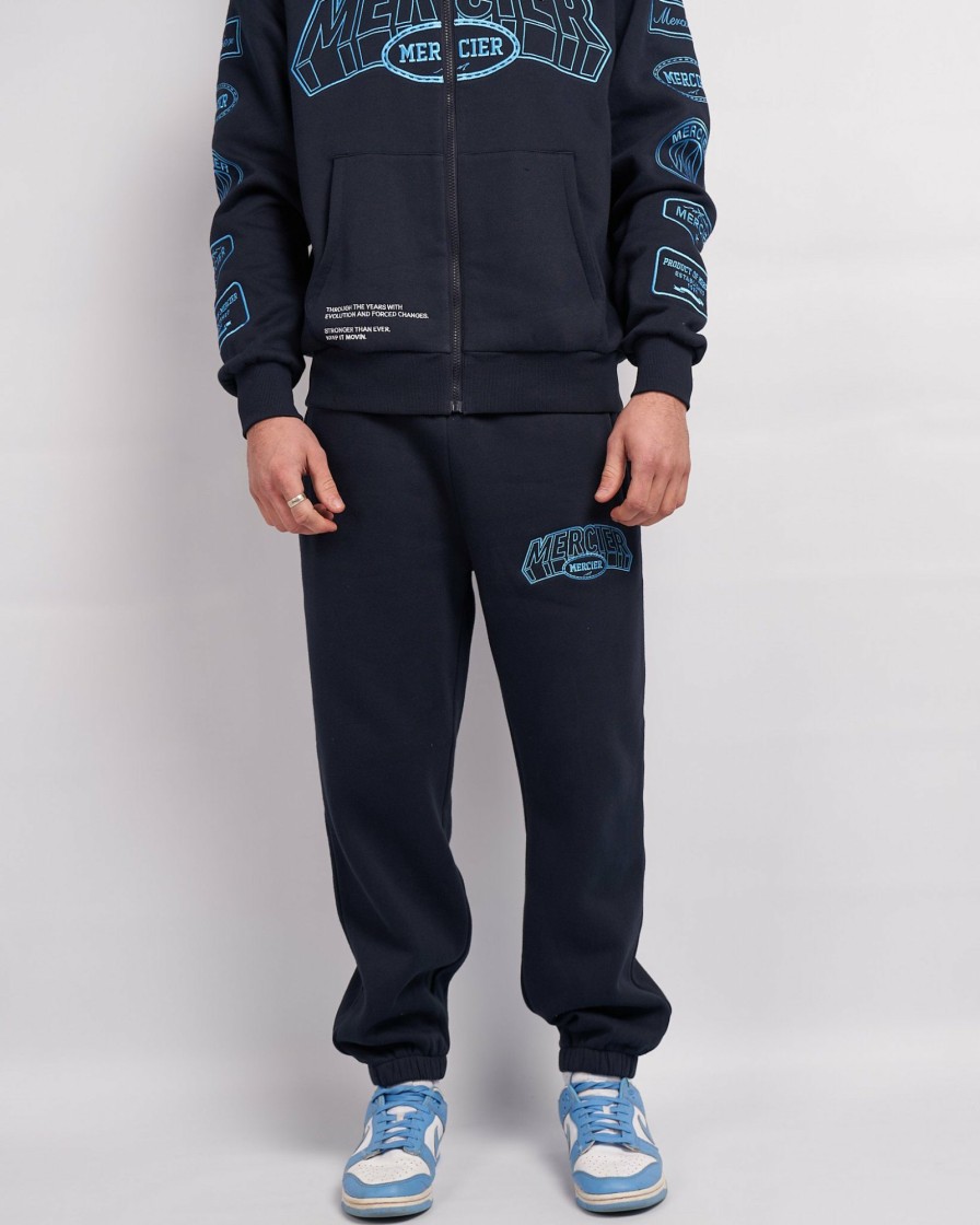 Menswear Mercier | Navy Placid Blue Mercier Compton Joggers