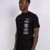 Menswear Mercier | Black Mono Hybrid V2 Badge Tshirt