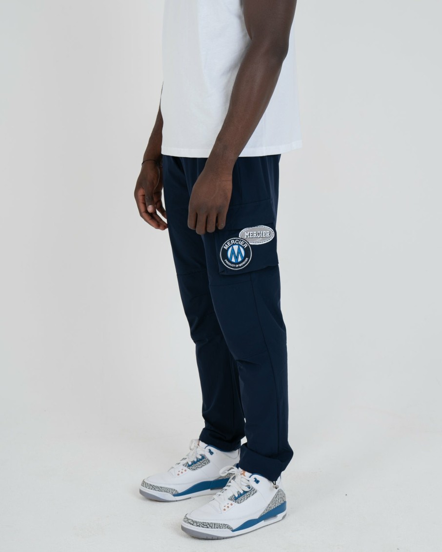 Menswear Mercier | Navy Og Badge Cargos