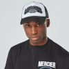 Menswear Mercier | Black White Court Foam Trucker