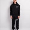 Menswear Mercier | Black Placid Blue Caruso Joggers