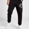 Menswear Mercier | Black Mono Badge Joggers