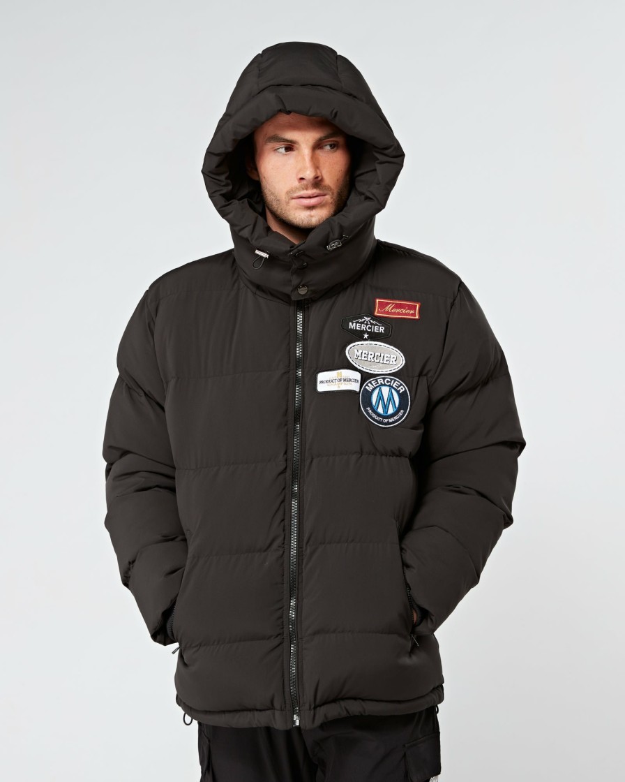 Menswear Mercier | Black Og Badge Puffer Jacket