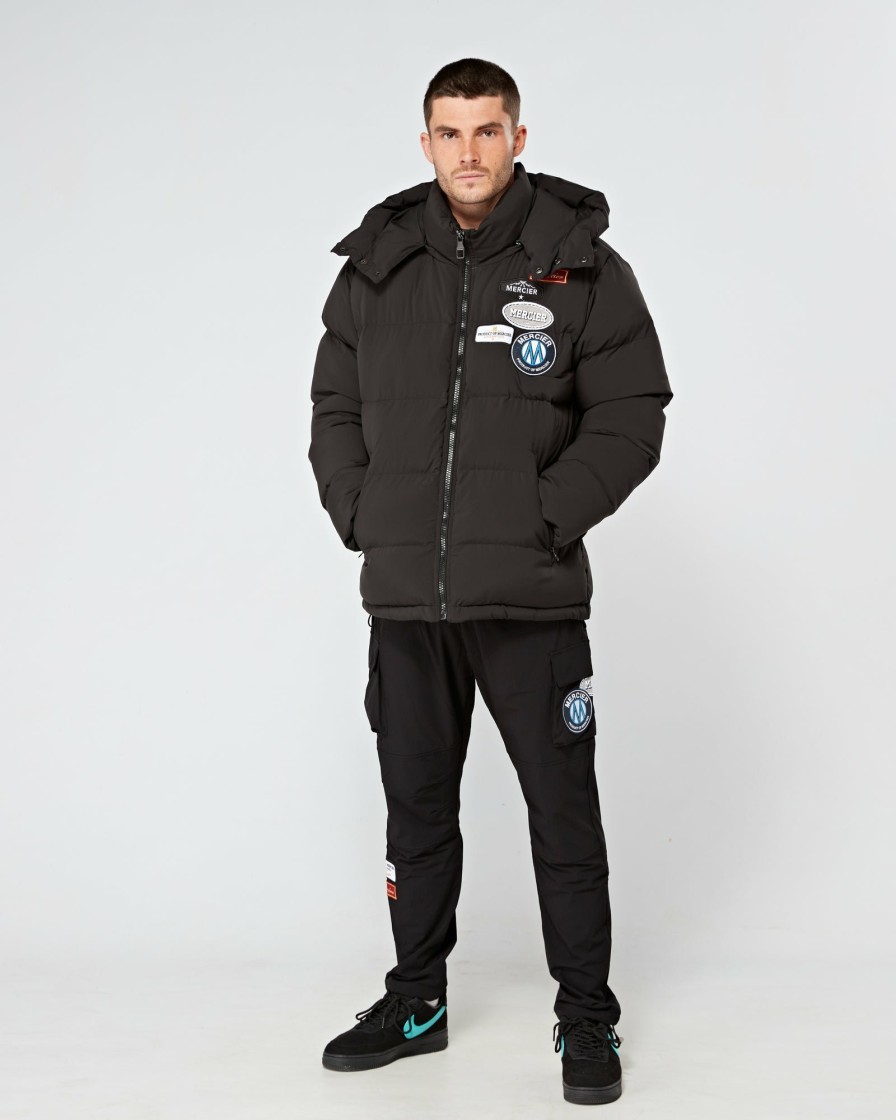 Menswear Mercier | Black Og Badge Puffer Jacket