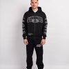 Menswear Mercier | Black White Mercier Compton Joggers