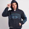 Menswear Mercier | Navy Placid Blue Compton Zip Up Hoodie